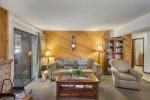 Mammoth Rental  Wildflower 59 - Living Room towards Entry